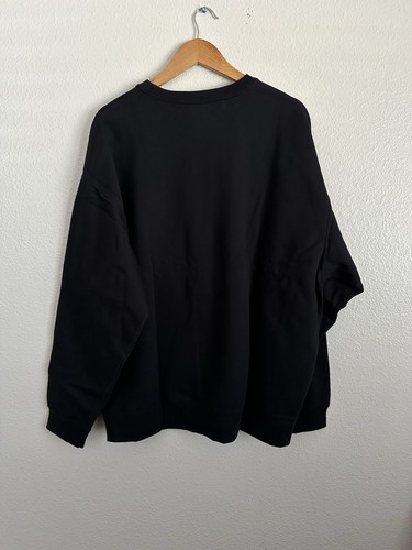 Nike Lab Solo Swoosh Sudadera Suéter Negro Peso Pesado ACG DX1361 Hombres Talla XL - Imagen 2 de 4