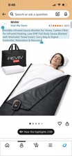Portable Sauna Blanket, with Carrying Bag, 88-158°F, 10-60 Minutes Timer,