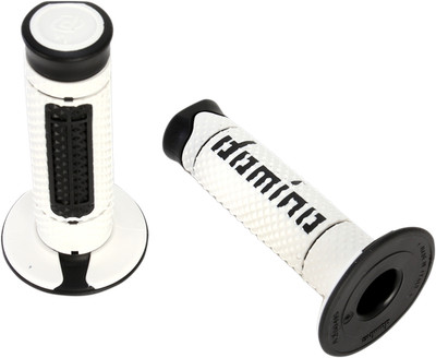 Domino A26041C4046A7-0 Diamonte Grips - Dual Compound - White/Black