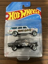 2025 HOT WHEELS 2 PACK - '55 BEL AIR GASSER & '64 NOVA WAGON GASSER - NEW - VHTF