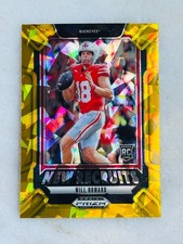 2025 Prizm Draft Picks New Recruits Will Howard #8 Gold Ice Prizm (RC) OSU