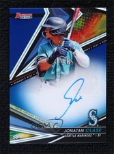 2022 Bowman's Best of Blue Refractor 29/150 Jonatan Clase #B22-JC Auto zg6