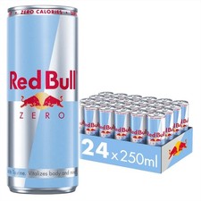 Red Bull Zero - Pack of 24 (250ml each)