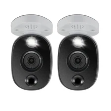 Swann 2 Pack SWPRO-4KWLB Add-On DVR Bullet Security Camera System with Sensor