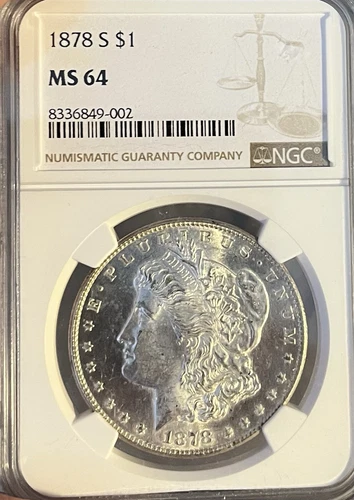 1878-S NGC MS64 Morgan Silver Dollar