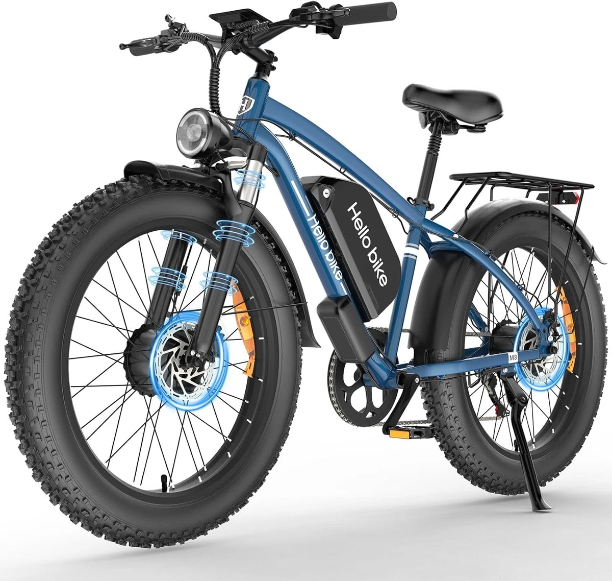 E-Mountain Bike Blue Electric Bikes for sale | eBay