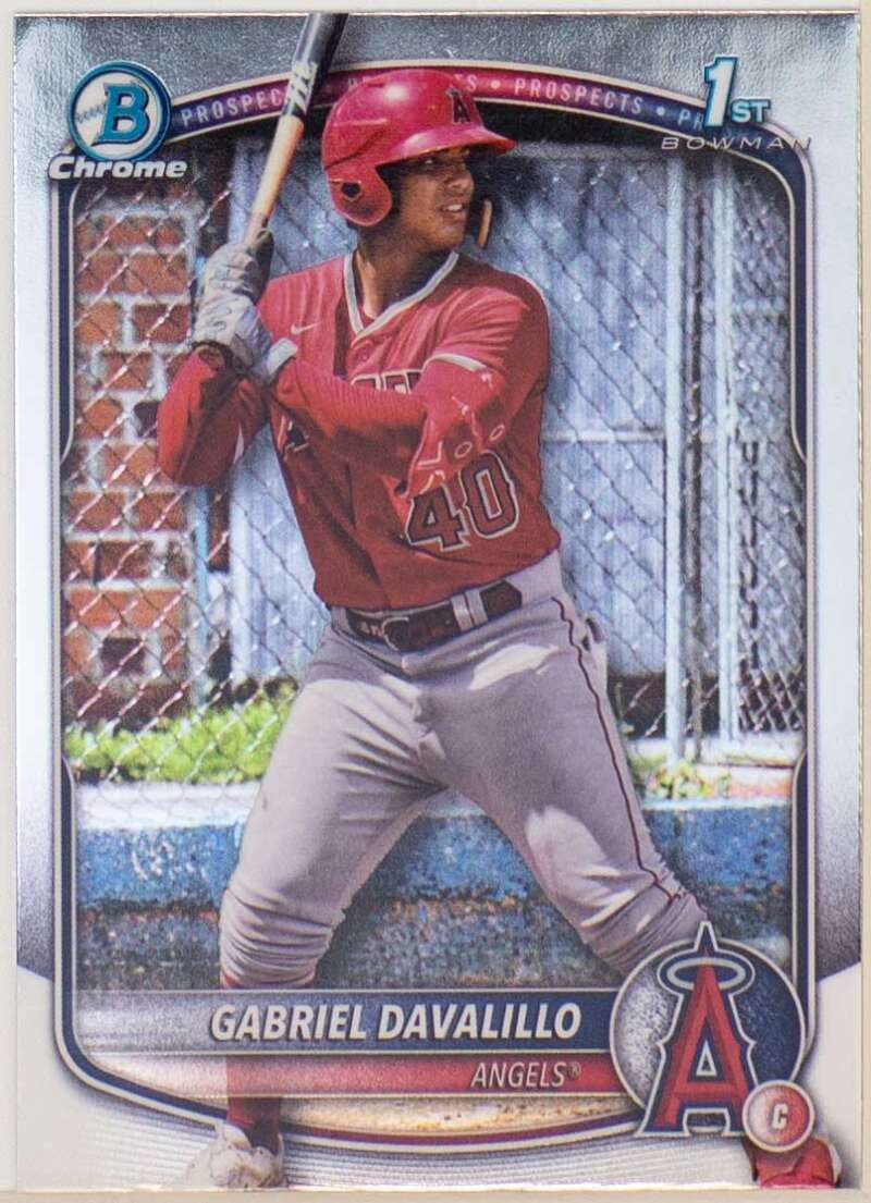2025 Bowman Chrome #BCP-178 Gabriel Davalillo Angels