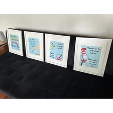 Dr. Seuss Wall Decor, 4 frames