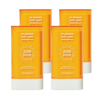 Deoproce UV Defence Silky Light Sun Stick SPF50+ PA++++ 19g 4ea K-Beauty