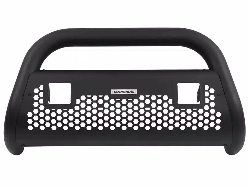 Go Rhino Charger RC2 LR Bull Bar w/2 Light CutOuts Fit 03-07 Silverado 2500/3500 Foto 2 de 4