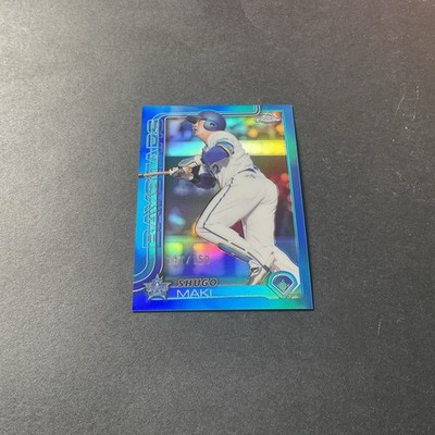2025 Topps Chrome NPB #88 - Shugo Maki True Blue /150 Baystars