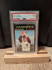 1971 Topps Baseball Bill Burbach #683 PSA 7 NM New York Yankees 