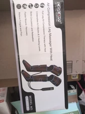 CINCOM Leg Compression Massager with Heat for Circulation w/ Handheld Controller