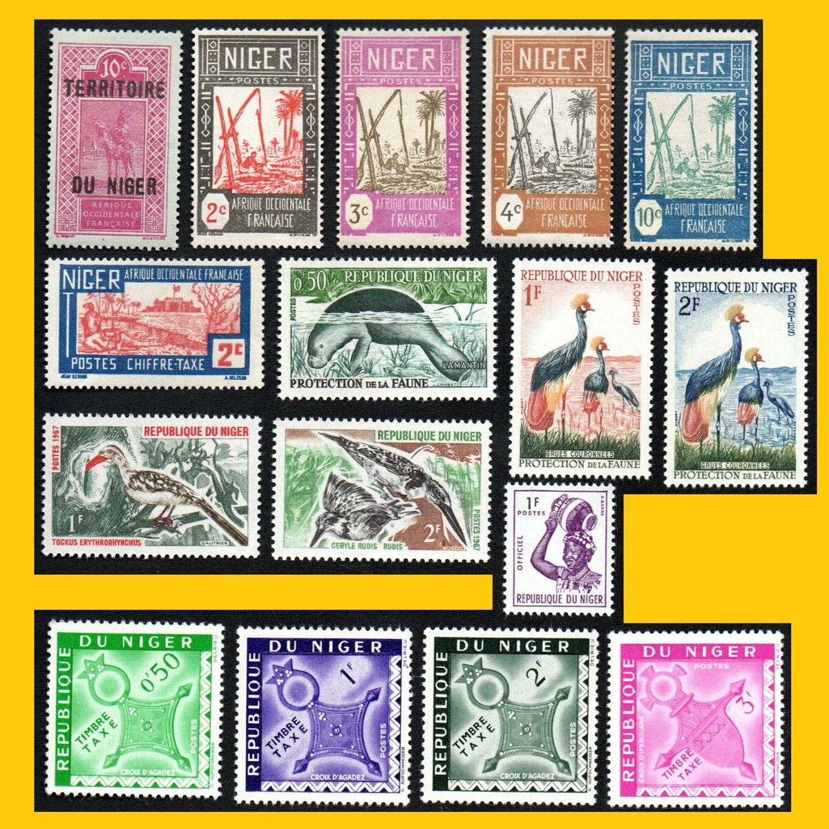NIGER, n° 51, Timbres des Colonies françaises