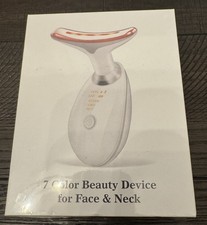 Nib 7 Color Beauty Red Light Device Face and Neck New