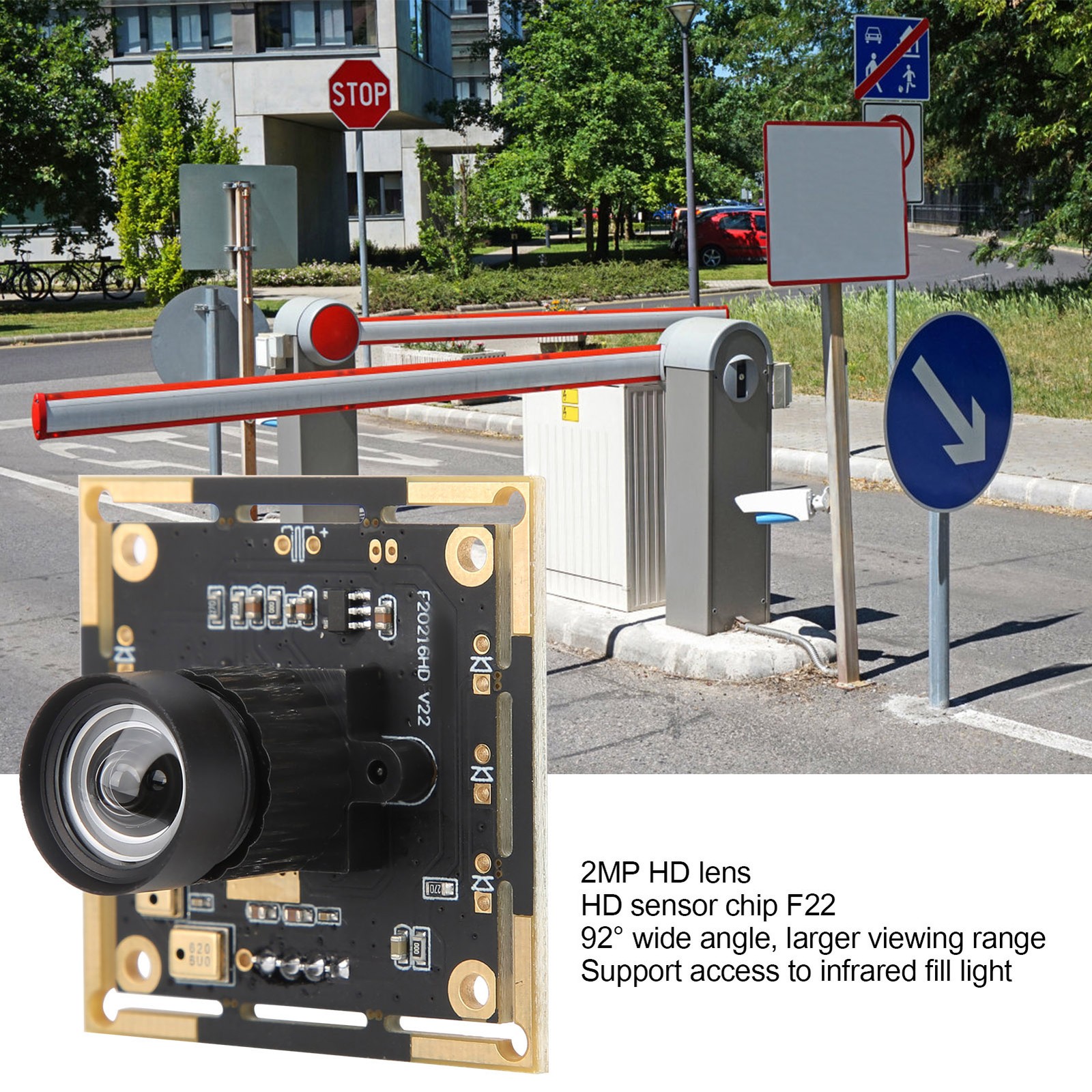 Camera Module HBVCAM F20216HD V22 Wide Angle 92° For WinXp Win7/Win8/Win10/OS☜