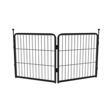 Portable Dog Playpen Pet Fence for Outdoor RV Camping 24 Inch 2 Panels