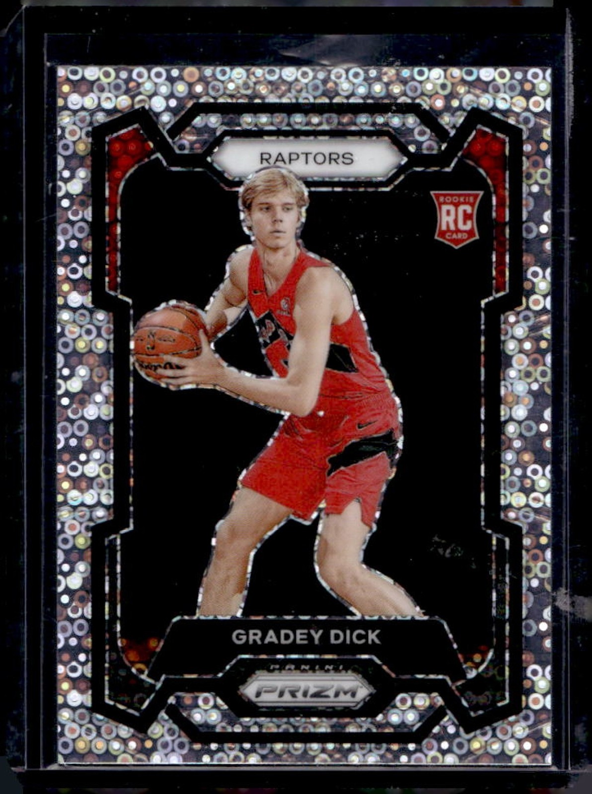 2023-24 Prizm Gradey Dick RC Prizm Fast Break Rookie #134 Raptors