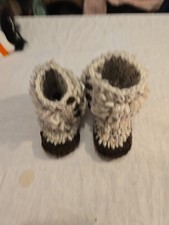 Hand Made Knitted Baby Shoes