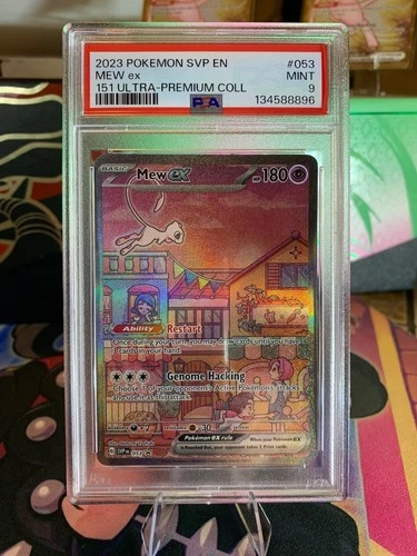 2023 POKEMON SVP EN-SV BLACK STAR PROMO 151 ULTRA-PREM COLL #053 MEW EX PSA 9