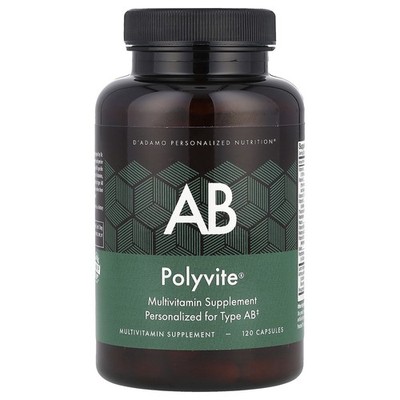 Polyvite  AB, Multivitamin Supplement, 120 Capsules
