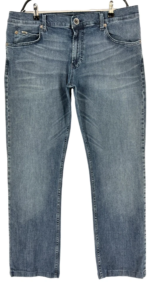 Armani Collezioni Herren Slim Fit Ziply Gerade Jeans Größe W38 L32 - Bild 1 von 4