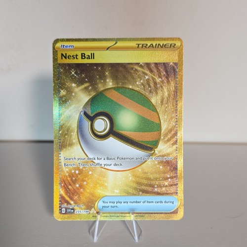 The Pokémon Company Pokémon TCG Nest Ball 158/145 SM Guardians Rising SR Holo EN