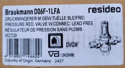 Druckminderer ''Braukmann'' Resideo DO6F-1LFA (1 Zoll)