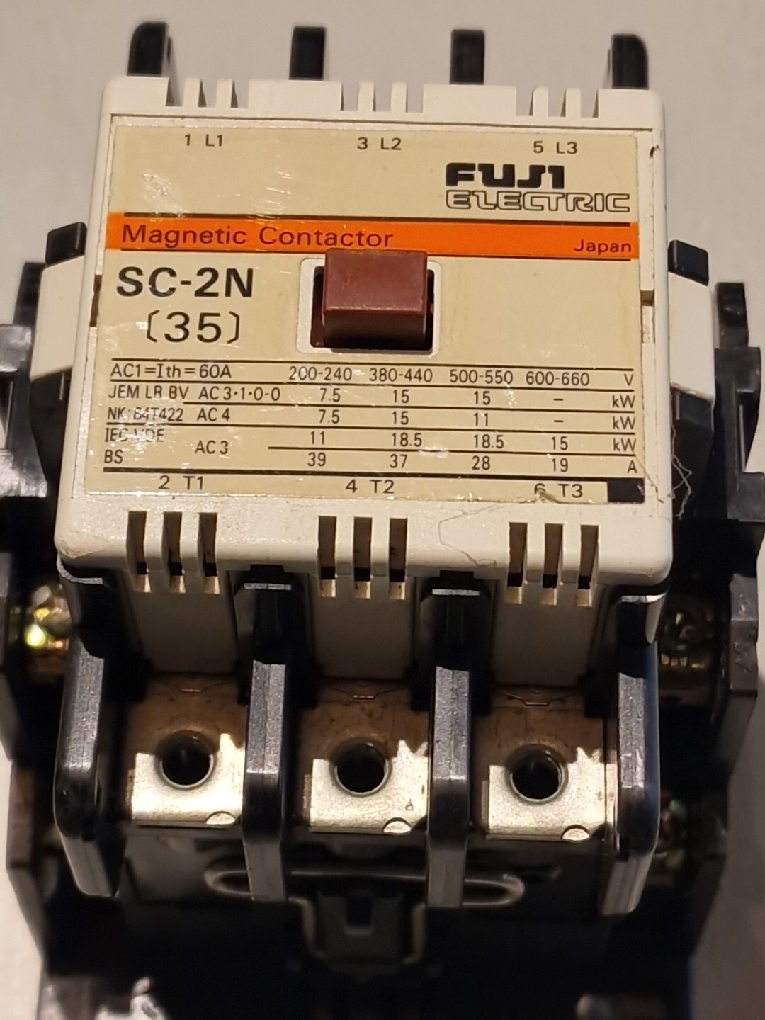 PROTECTOR FUJI ELECTRIC SC-2N 35 SC2N 35 ID16813 HASTA 24 MESES DE GARANTÍA#2