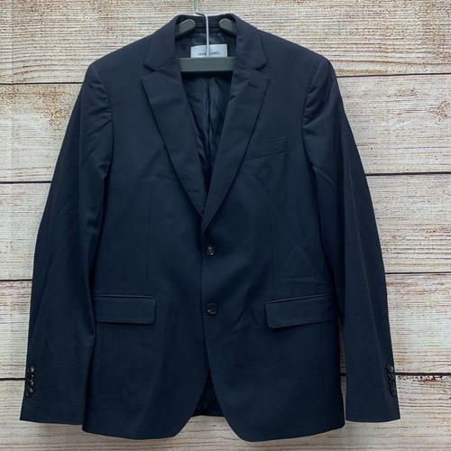 Salvatore Ferragamo, Salvatore Ferragamo Navy Wool Blend Blazer Jacket Made in Italy Size 48R