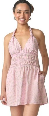 Florence by Mills Women's Garden Party Halter Mini Dress, Petal Snow Garden