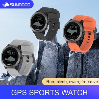 Sunroad T5 GPS+Compass Off Road Watch Altimeter Barometer Men's Smart Watch