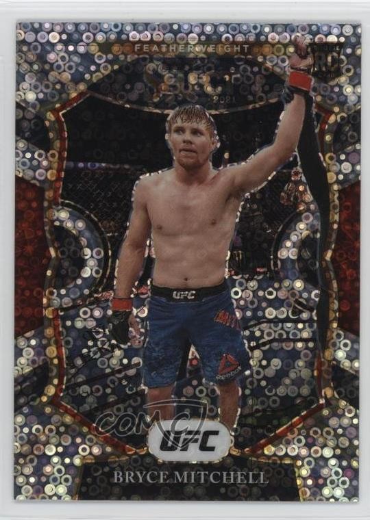 2021 Panini Select UFC Concourse Disco Prizm Bryce Mitchell #81 1o4y