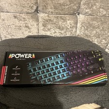Power Gaming Recon Ocelot RGB Wired Gaming Keyboard -  Slim & Light - Black NEW