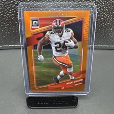 2021 Donruss Optic Orange Color Match #141 Nick Chubb /199