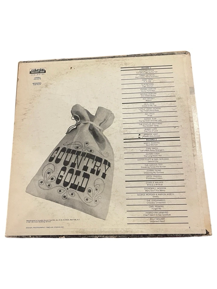Vinyl LP - The Greatest Names In Country Music In 28 Great Hits - Columbia 1967 Foto 2 de 4