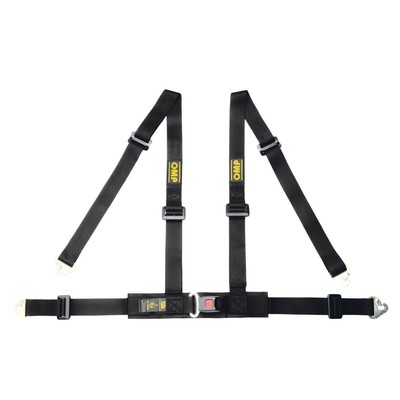 4-Punkt-Gurt OMP OMPDA0-0507-A01-071 Karabinerhaken 2'' Schwarz