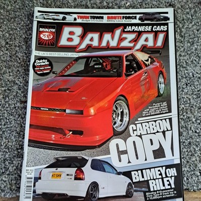 Vintage BANZAI JAPANESE CARS MAGAZINE. MARCH 2007 ISSUE.