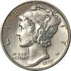 1939-D Mercury Dime -Split Bands