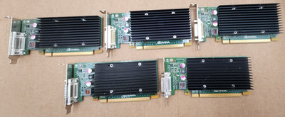 LOT OF 5 NVIDIA Quadro NVS 300 Video Graphics Card