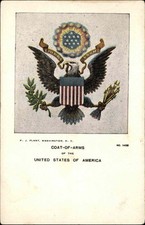 WASHINGTON DC PJ Plant Coat of Arms United States of America PATRIOTIC PC