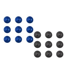 Lot de 9 pads antidérapants pour snowboard, autocollants de grip pour hommes