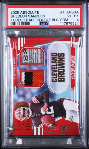 2025 Panini Absolute Shedeur Sanders Double (RAW)