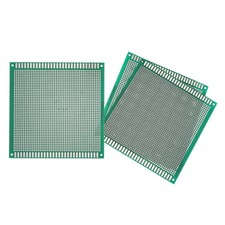 3 PCS Breadboard Solderable 140x130mm Green Circuit PCB Board Double Sided