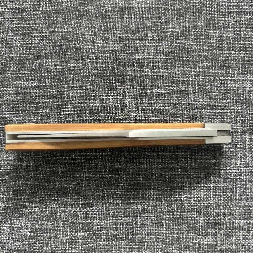 Cuchillo Plegable Carpeta Junta Deslizante John H. Lloyd Trapper Personalizado Foto 2 de 4