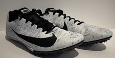 Nike Zoom Rival S 9 907564-005 Track Shoes Size 13 White Splatter NO SPIKES 