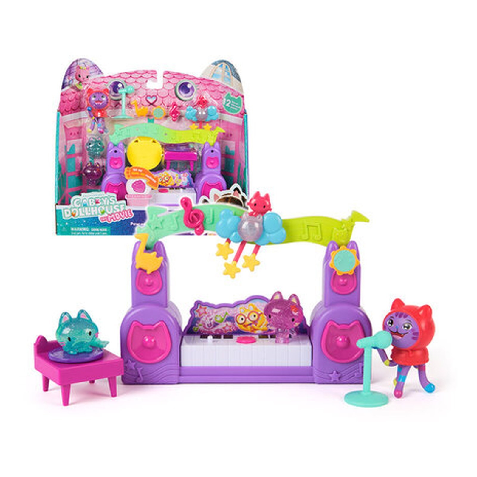 Gabby's Dollhouse The Movie Music Room Playset Pretend Play Girls Toy Korea