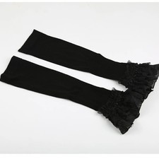 Summer Long Sleeve Lace Gloves Elastic Soft Sunscreen Arm Sleeve Scar Covered An
