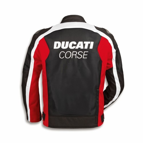 Ducati Corse Motorbike Jacket Waterproof CE Armours Cordura Textile Jacket - Imagen 8 de 8
