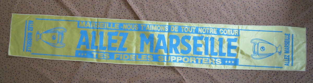 ÉCHARPE ANCIENNE OLYMPIQUE DE MARSEILLE - OM EUR 13